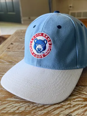 ⚾️South Bend Cubs Baseball Hat Light Blue Adjustable Cap⚾️ – New thumbnail 1