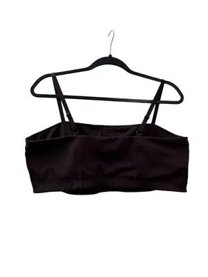 GYMSHARK Women's Brown Square-Neck Bralette thumbnail 3