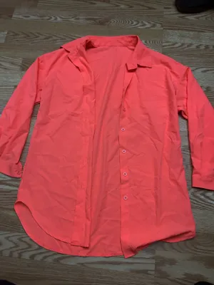Orange button up thumbnail 1