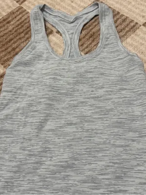 Lululemon Cool Racerback II tank top Size 2 XS Gray Wee Are From Space thumbnail 3