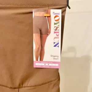 Joyspun Women Brown‎ Cocoa Medium Support High Waisted Shaping Boyshorts Size S thumbnail 2