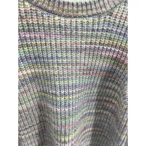 Loft Rainbow Spacedye Pastel Knit Sweater Large L‎ thumbnail 2