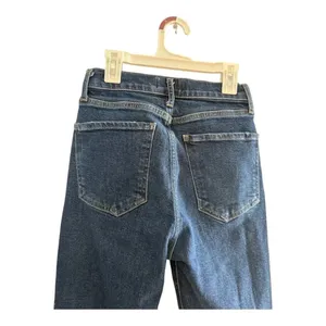 AGOLDE Nico Cabana High Rise Button Fly Dark Wash Skinny Slim Jeans Size 23 thumbnail 7