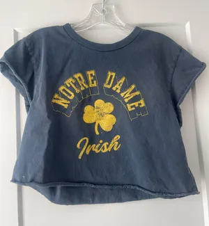 notre dame cropped tee Blue Size M thumbnail 1