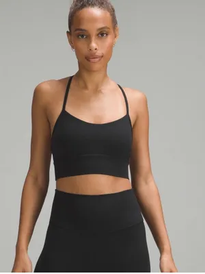 Lululemon Flow Y longline sports bra black Nulu - 4 thumbnail 5