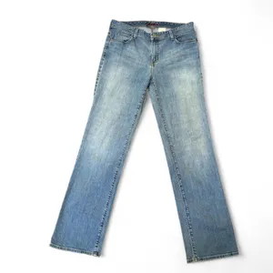 Y2K Eddie Bauer Bootleg Jeans, Vintage Wash, Mid-Rise, 33” Inseam, Size 12L thumbnail 2