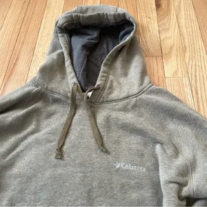 Columbia Hoodie Womens 1X Pullover Taupe Brown Fleece Granola Outdoor Hiking thumbnail 4