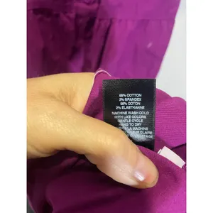 Amadi‎ Tiered Midi Dress Womens M Purple Ruffle Sleeve Button Front Cottagecore thumbnail 4