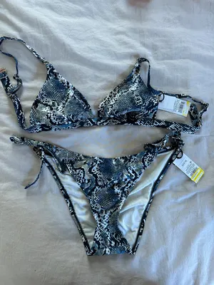 Shade & Shore Snake Skin Bikini thumbnail 1