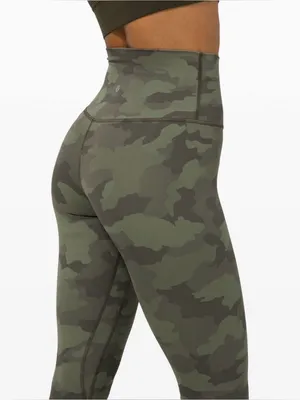 Lululemon Align Leggings 28” Heritage 365 Camo Green Twill Multi Size 6 thumbnail 2