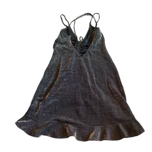 For Love & Lemons Skivvies Spaghetti Strap Sparkle Mini Dress Nightie Sz Small thumbnail 6