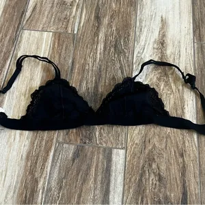 Pink Victoria's Secret black lace bralette thumbnail 3
