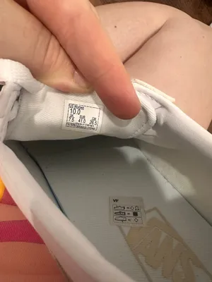 Vans Ward Tumble White Leather Rose Gold Sneakers Women's Size 10 thumbnail 6