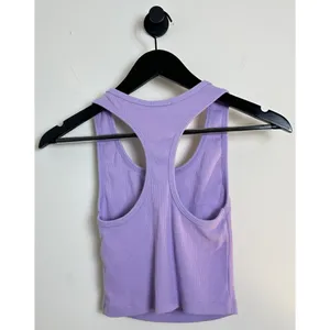 FOREVER 21 Essential Racer Tank in Purple Size Small thumbnail 4