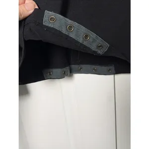 Emanuel Ungaro Mock Neck Top Womens Med Black Long Sleeve Vintage‎ Designer Y2K thumbnail 3