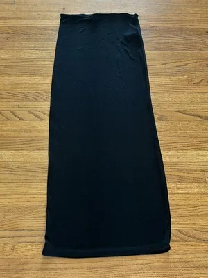 Edikted Black Sparkly Maxi Skirt thumbnail 1