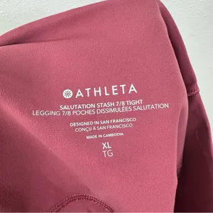 Athleta‎ Salutation Stash 7/8 Tight Leggings Size Xlarge thumbnail 4