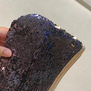 Lancome Sequins Makeup Bag Blue thumbnail 2