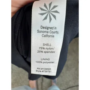 Athleta Black Racerback Mini Dress Womens S Athletic Casual Tennis Outdoorsy thumbnail 3
