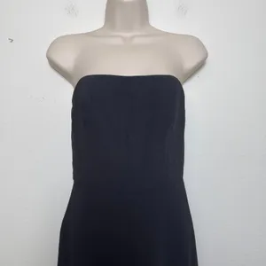 Amanda Uprichard Women Formal Jumpsuit XS Black Cocktail‎ Wide Leg Strapless thumbnail 2