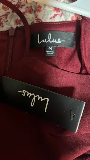 Lulus Dark Red Dress thumbnail 3