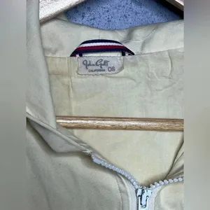 Brandy Melville jacket in Yellow.  One size thumbnail 4