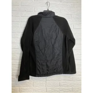 New Balance heatloft hybrid jacket quilted & fleece black‎ womens size large thumbnail 5