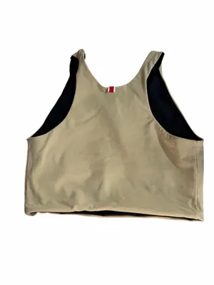 Tracksmith Turnover crop top size medium Tan thumbnail 3