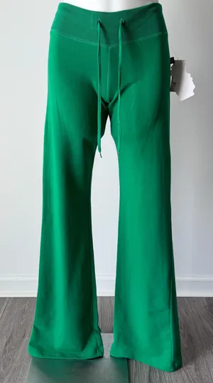Vintage L.A. Kitty Green Flare Pants Size M thumbnail 1