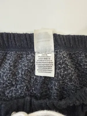 PINK Victoria’s Secret Lace-Up Jogger Sweatpants Dark Gray Logo Fleece thumbnail 8