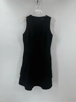 Black Halo black tiered mini dress size 4 thumbnail 3