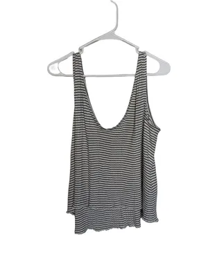 🤍 Madewell Striped Swing Tank Top Size XL 🤍 thumbnail 2