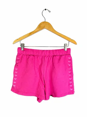 Dandy Worldwide Lover Sweat Shorts Pink Hearts Size L thumbnail 3