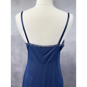 VTG Vanity‎ Fair Full Slip Dress Women 34 Lace Silky Minimal Indie Coquette 80s thumbnail 4