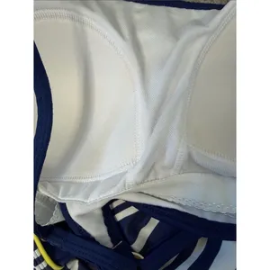 South Point Tankini Swimsuit Set Size 10 Blue White Striped Swim Shorts thumbnail 4