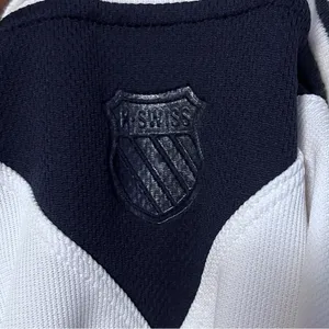K Swiss • White Navy Quarter Zip Tennis Dress thumbnail 2