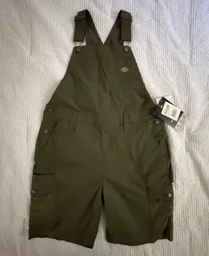 Dickies Womens Women's Cooling Ripstop Bib Shortalls thumbnail 2