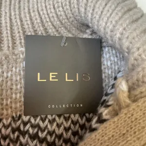 Le Lis Collection Womens Fair Isle Quarter Zip Sweater Tan‎ Brown Nordic M thumbnail 9