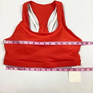 Fabletics Red Kessler Medium Impact Sports Bra Size Medium NEW! Retail $59.95 thumbnail 8