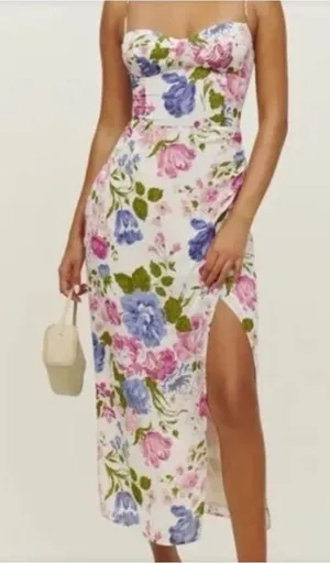 Reformation Kourtney Donna Dress size 8 thumbnail 1