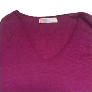 Free People Beach Magenta Size S Seashore Mini Dress Bell‎ Sleeves Boho Hippie thumbnail 6