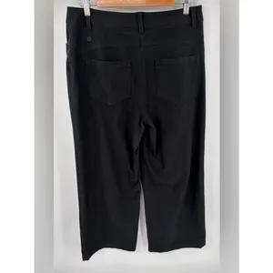 Lululemon City Sleek black 5 pocket wide leg high rise pant women’s 31 utilitech thumbnail 4