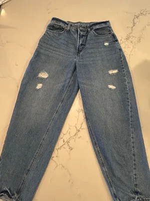 Old Navy Darla Extra Rise Loose Taper Me Barrel Jean Sz 8 thumbnail 1