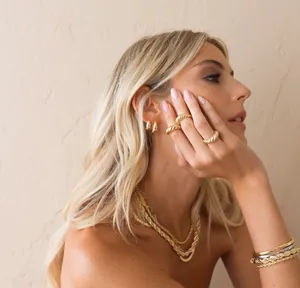 Gorjana On Point Click Midi Hoop thumbnail 2