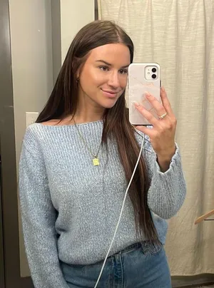 Blue Knit Sweater thumbnail 1