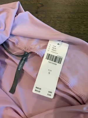 New With Tags Anthropologie Fitted One Shoulder Lilac Top Sz S thumbnail 6