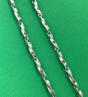 Titanium Steel Link Chain Necklace for Men Women,Unisex Punk Hip Hop Necklace thumbnail 2