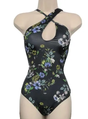 AFRM Bodysuit Celyn Sleeveless, Spring Noir Bouquet Size M New w/o Tag thumbnail 4