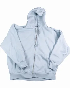 Brandy Melville Christy Hoodie Oversized Full Zip Womens One Size Light Blue thumbnail 1