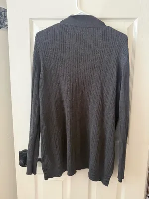 Laura Scott Grey Cardigan  thumbnail 3